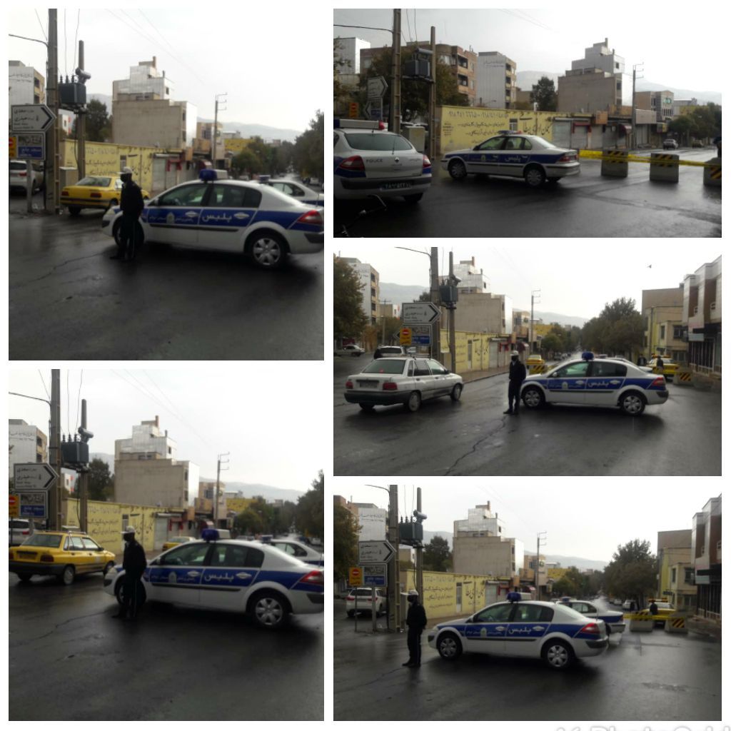 اعمال محدودیت ترافیکی و منع تردد در معابر درونشهری ایلام