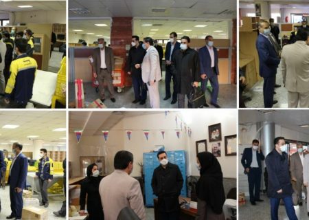 بازدید معاونین ادارات کل بازاریابی و مهندسی عملیات شرکت ملی پست از اداره کل پست استان