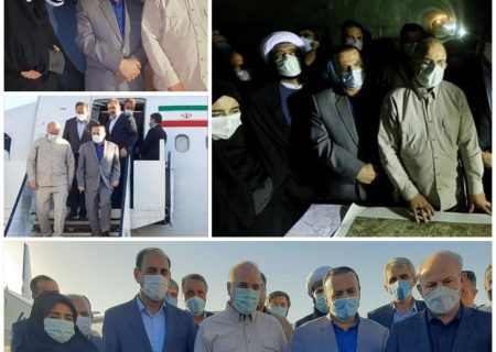 بازدید میدانی و سفر رییس مجلس شورای اسلامی به استان ایلام
