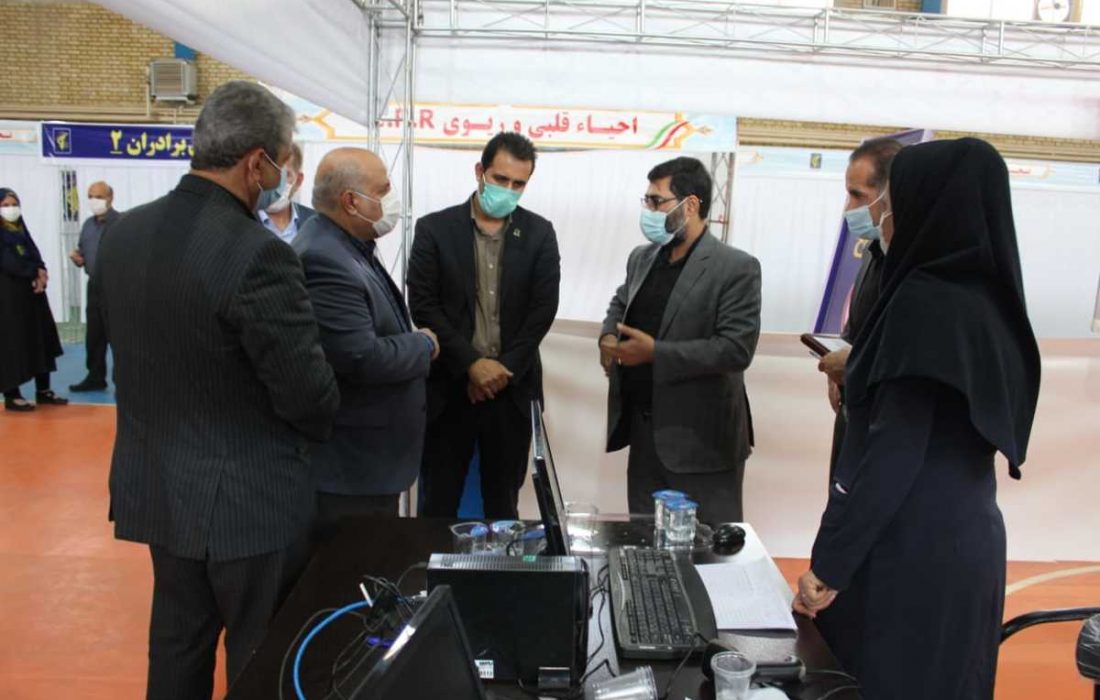 بازدید سرزده  ومیدانی مهدی اصلانی از مراکز تزریق واکسن قلاویزان وکوشای شهر ایلام