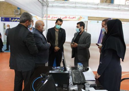 بازدید سرزده  ومیدانی مهدی اصلانی از مراکز تزریق واکسن قلاویزان وکوشای شهر ایلام
