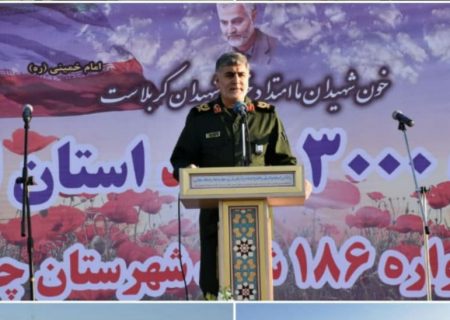 یادواره باشکوه ۱۸۶ شهید شهرستان چوار برگزار شد