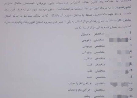 پرده برداری از تخلف و ترک فعل ۱۳ پزشک ایلامی