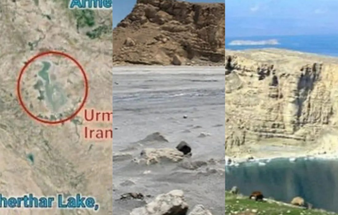 دریاچه ارومیه خشک شد / تبعات توفان‌های نمکی