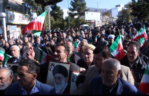 راهپیمایی مردم ایلام  در مراسم  ۲۲ بهمن ۱۴۰۳  از نگاه تصویر