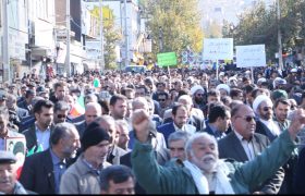 راهپیمایی مردم ایلام در مراسم ۲۲ بهمن۱۴۰۳ از نگاه تصویر