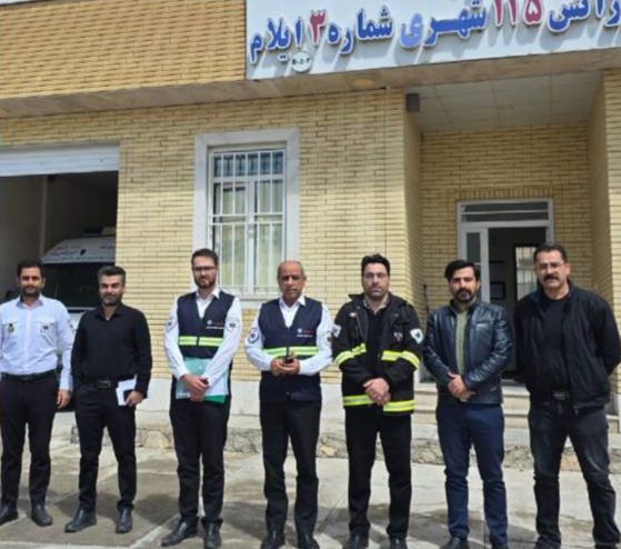 آمادگی مناسب اورژانس ایلام در شرایط جنگ و تعطیلات نوروز