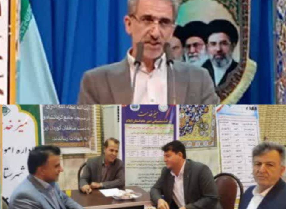 حضور مدیرکل پشتیبانی اموردام در میز خدمت جهاد کشاورزی و پاسخگویی مستقیم به مطالبات مردم