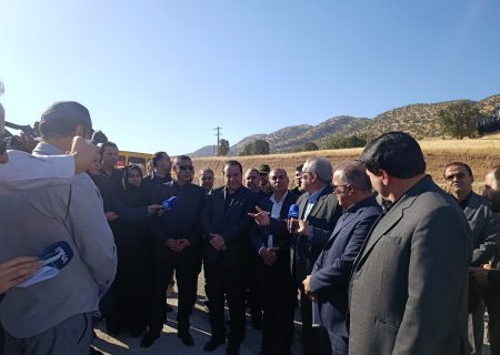 بازدید معاون اجرایی رئیس‌جمهور از پروژه محور حمیل–ایلام–مهران و طرح‌های راهسازی صالح‌آباد