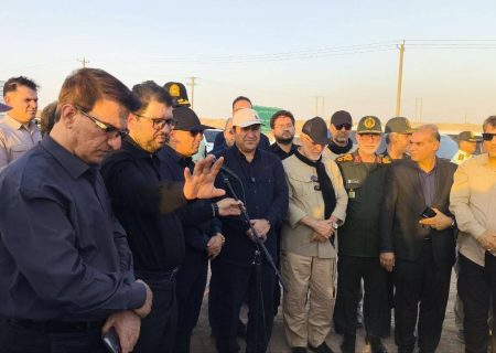 مشعل گاز پایانه مرزی چیلات روشن شد