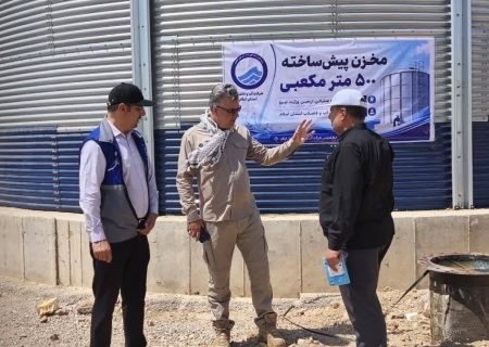 قرارگاه اربعین آبفا در مرز مهران آغاز به کار کرد
